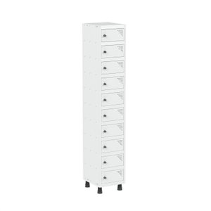 Armário Porta Objeto 10 Portas Aço Apop 501/10