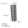 Armário Porta Objeto 10 Portas Aço Apop 501/10  - 3