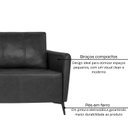 Ver imagem 6 de Sofá de Couro Legítimo Porto Rico 200 Cm