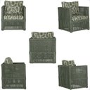 Ver imagem 5 de Mesa Centro e 4 Poltronas Madri Corda Náutica Estofado 5 Trama Original