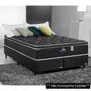 Ver imagem 2 de Base Para Cama Box Casal Bipartido 158cm Poliéster Bordado Perola Negra Preto - Gazin
