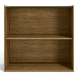 Balcão Armário Baixo para Escritório 2 Portas 91cm Star K01 Freijo/Preto Fosco - Mpozenato - 3