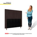 Ver imagem 3 de Cabeceira Cama Box Casal Nala 140cm Veludo Marrom - Desk Design