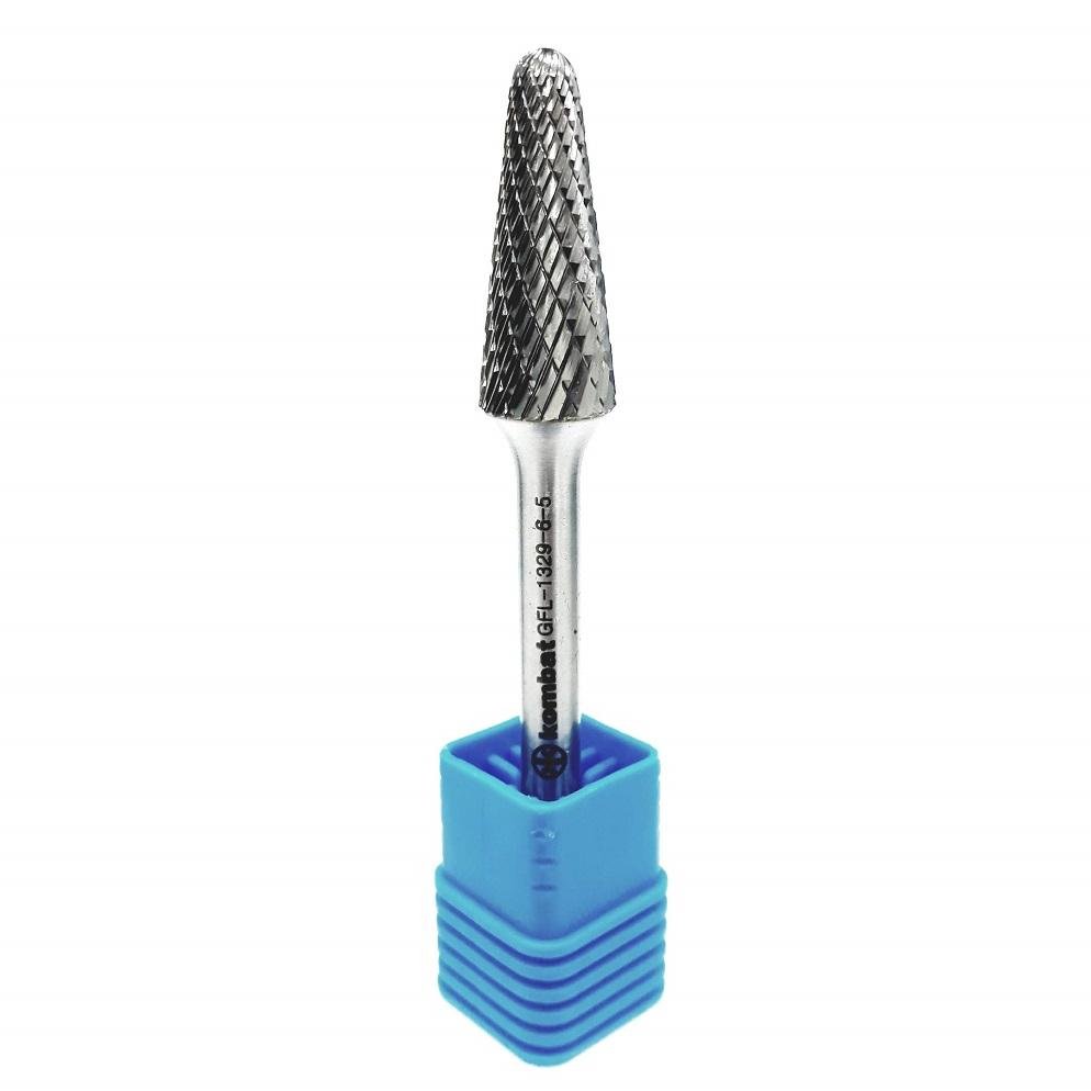 Lima Rotativa Metal Duro Cônica Rad 13x29mm H6 Corte Cruzado