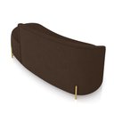 Ver mais imagens de Sofá 3 Lugares Orgânico 180cm Pé Dourado Morgan Suede Marrom D03 - D’Rossi