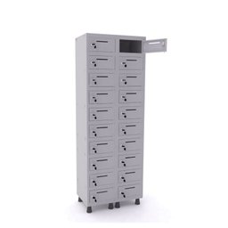 Armario Caixa Postal 10 Portas Aço ACPP 501/10  - 3