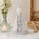 Ver imagem 6 de Nossa Senhora Aparecida Branca Baby 15cm com Pérolas Gesso