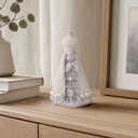 Ver imagem 2 de Nossa Senhora Aparecida Branca Baby 15cm com Pérolas Gesso