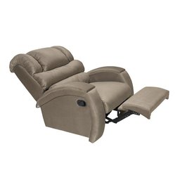 Poltrona do Papai Imperial Reclinável Veludo Chocolate - 3