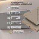 Ver mais imagens de Armário Aéreo Modulado Essenza 4 Portas de Bater MDP-MDF Carvalho Andorra-Cinza Puro Luciane Mó