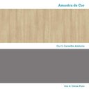 Ver imagem 4 de Armário Aéreo Modulado Essenza 4 Portas de Bater MDP-MDF Carvalho Andorra-Cinza Puro Luciane Mó