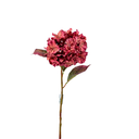 Ver imagem 1 de Buquê Hortênsia Artificial Vinho 67cm 72 Flores Decoração para Vaso e Arranjo