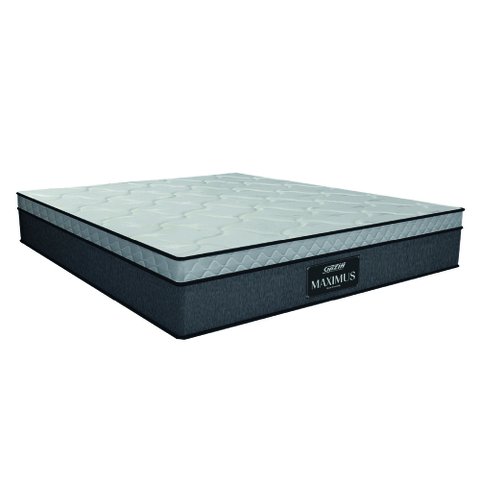 Colchão Casal Queen Gazin Maximus Molas Ensacadas 158x198x24cm Cinza / Branco