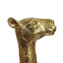 Ver imagem 2 de Escultura Dromedário Decorativa Dourada em Poliresina 25x25cm
