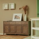 Ver imagem 7 de Balcao Buffet 4 Portas 4 Gavetas 154 Cm R626 Diamond Dtall