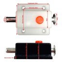 Ver imagem 2 de Trava Plástica com Pistão Fecho P/ Móveis Portas Janelas 2un