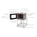 Ver imagem 2 de Forno Turbo Elétrico Capacidade 5 Esteiras Prp-5000 Ne - Progas 220v Monofásico 220v