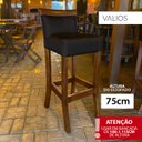 Ver imagem 2 de 3 Banco Alto Cadeira de Balcão Restaurante Cozinha Gourmet Moderna Confortavel Bistro Premium Valios