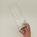 Ver imagem 4 de Organizador de Geladeira de Acrílico Transparente 9x11x34cm Multiuso Cozinha