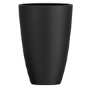 Ver imagem 1 de Vaso de Fibra de Vidro Roma m 70cm Brilhantes e Foscos Decorativo Preto Fosco