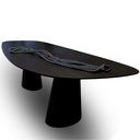 Ver imagem 2 de Mesa de Jantar Organica Flower 198x122cm Madeira Ébano