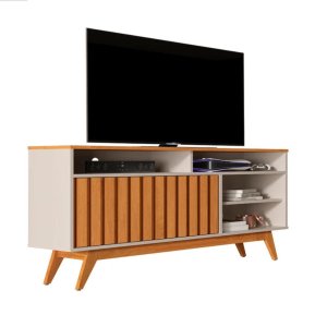 Rack Ripado para Tv até 55 Polegadas Off White Nature Turin
