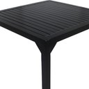 Ver imagem 2 de Mesa Quadrada Haiti 60cm Tampo Ripado em Alumínio Cozinha Edícula Trama Original
