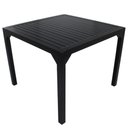 Ver imagem 1 de Mesa Quadrada Haiti 60cm Tampo Ripado em Alumínio Cozinha Edícula Trama Original
