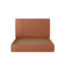 Ver imagem 2 de Cama Moderna Aspen Casal Box com Cabeceira Estofada Base Flutuante Pu Telha G99 - Gran Belo