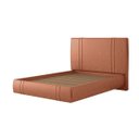 Ver imagem 6 de Cama Moderna Aspen Casal Box com Cabeceira Estofada Base Flutuante Pu Telha G99 - Gran Belo