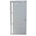 Ver imagem 1 de Porta de Aluminio Palheta Branca com Vidro Linha 25 - 210x70 Direita