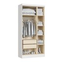 Ver imagem 4 de Guarda-Roupa 3 Portas 103,4cm x 217cm Infinity Branco/Pistache Line