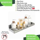Ver imagem 3 de Porta Shampoo Com Adesivo Suporte Banheiro Inox ELG