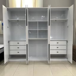 Guarda-Roupa Casal 6 Portas e 6 Gavetas Monza Bom Pastor - 5