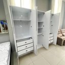 Ver imagem 3 de Guarda-roupa Casal 6 Portas e 6 Gavetas Monza Bom Pastor