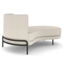 Ver imagem 5 de Chaise Longue Divã 164cm Braço Direito Logus D06 Bouclê Bege - Mpozenato