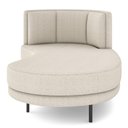 Ver imagem 6 de Chaise Longue Divã 164cm Braço Direito Logus D06 Bouclê Bege - Mpozenato