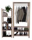 Ver imagem 1 de Roupeiro Guardar Roupa 170cm Bermudas Estilo Industrial Moderno Technox