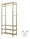 Ver imagem 3 de Roupeiro Guardar Roupa 170cm Bermudas Estilo Industrial Moderno Technox