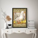 Ver imagem 2 de Quadro Country Patinhos Welcome Home 24x18cm:madeira Preta