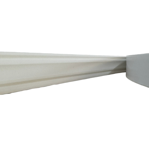 Boiserie Moldura Eva Autocolante Terra 3,5cmx8mm 5 Metros - Branco