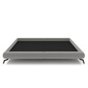 Ver imagem 5 de Cama Queen Base Box 158x198cm Pés de Ferro Cold P02 Veludo Cinza - Mpozenato