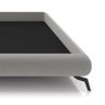 Cama Queen Base Box 158x198cm Pés de Ferro Cold P02 Veludo Cinza - Mpozenato - 6