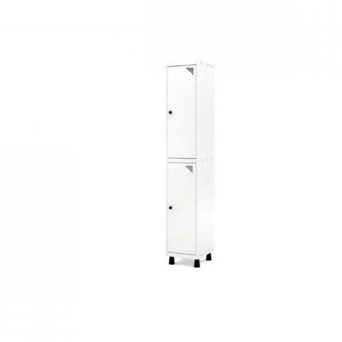 Armário Guarda Volume Locker Roupeiro 2 Portas Aço GRP 501/2 