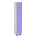 Ver imagem 1 de Armário Guarda Volume Locker Roupeiro 2 Portas Aço Grp 501/2 Cinza