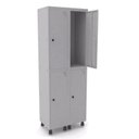 Ver imagem 2 de Armário Locker Guarda-Volume 4 Portas Aço Grp 502/4