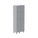 Ver imagem 3 de Armário Locker Guarda-Volume 4 Portas Aço Grp 502/4 Cinza