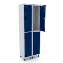 Ver imagem 2 de Armário Locker Guarda-Volume 4 Portas Aço Grp 502/4