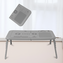 Ver imagem 3 de Mesa Dobrável para Notebook com Cooler Usb e Suporte - Cinza