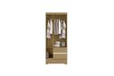 Ver imagem 2 de Guarda Roupa Coimbra 3 Portas 2 Gavetas Atacama Off White - Aramóveis